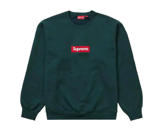 Supreme Crewneck Box Logo  Crewneck Box Logo Green FW22