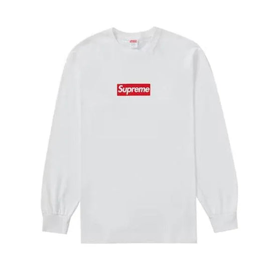 Supreme Longsleeve Box Logo White