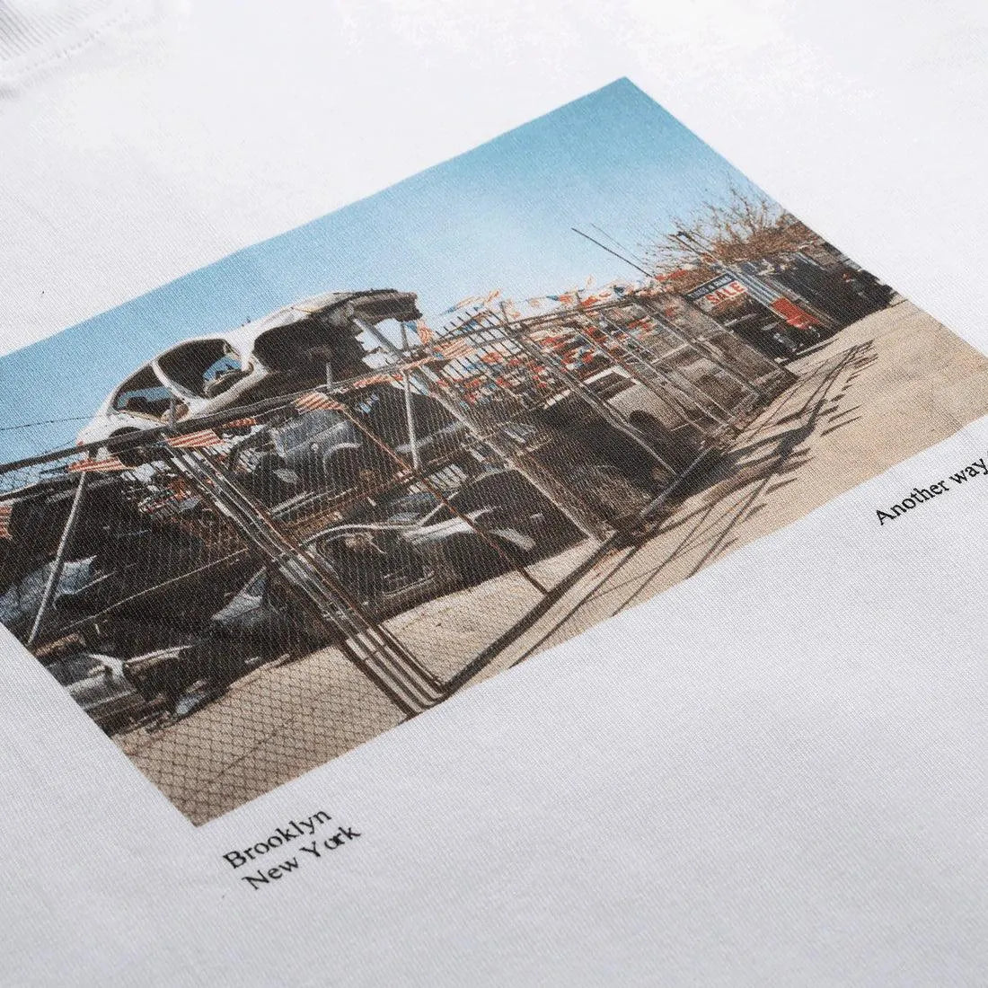 WALK IN PARIS T-SHIRT BLANC NYC - HIDEOUT