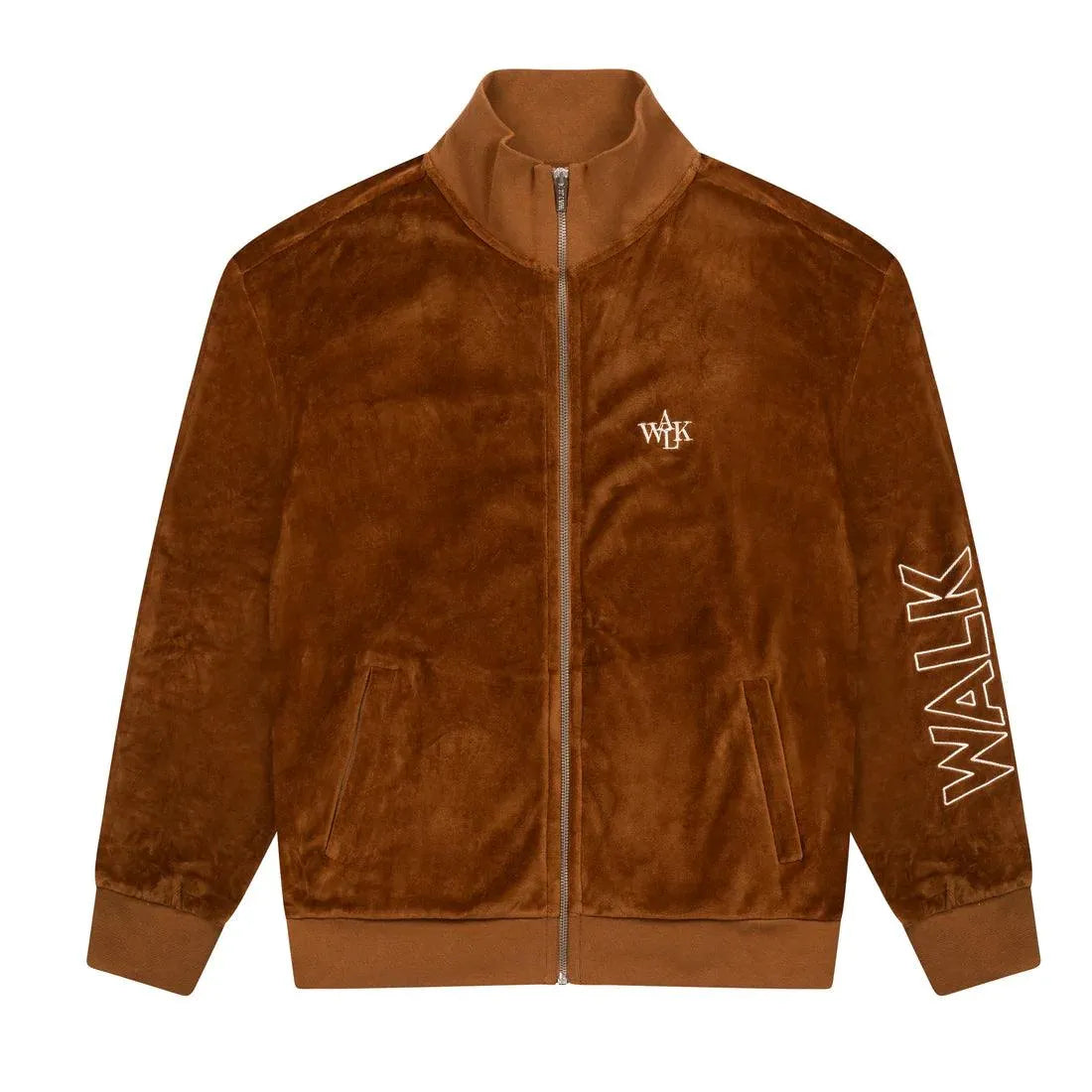 WALK IN PARIS VESTE VELOURS MARRON - HIDEOUT